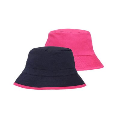 Neutral - Reversible Bucket Hat (O93061) - navy/pink