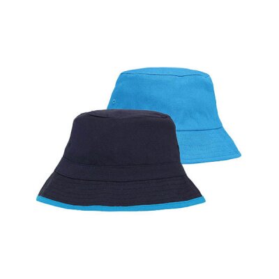 Neutral - Reversible Bucket Hat (O93061) - navy/sapphire