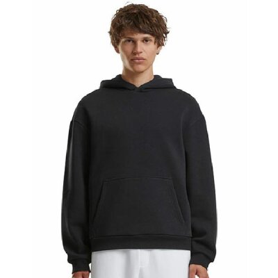 Build Your Brand - Fluffy Hoodie (BY284) - black