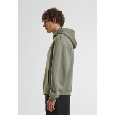 Build Your Brand - Fluffy Hoodie (BY284) - pale olive  XL