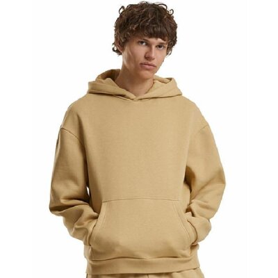Build Your Brand - Fluffy Hoodie (BY284) - beige