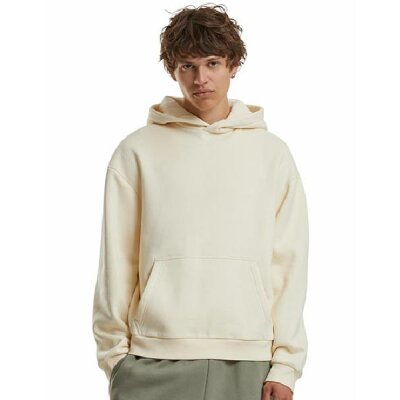 Build Your Brand - Fluffy Hoodie (BY284) - White Sand