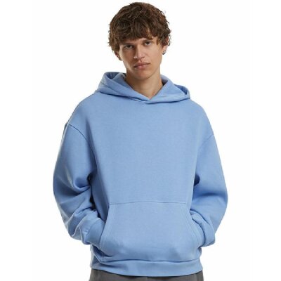 Build Your Brand - Fluffy Hoodie (BY284) - powder blue