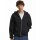 Build Your Brand - Fluffy Zip Hoodie (BY285) - black