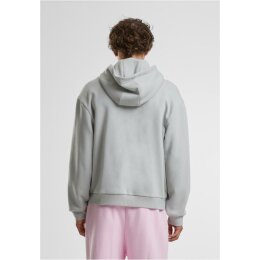 Build Your Brand - Fluffy Zip Hoodie (BY285) - light asphalt