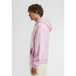 Build Your Brand - Fluffy Zip Hoodie (BY285) - soft pink
