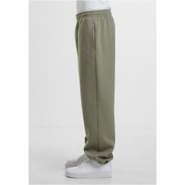 Build Your Brand - Fluffy Sweatpants  (BY286) - pale olive  XL