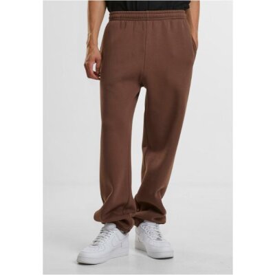 Build Your Brand - Fluffy Sweatpants  (BY286) - chocolate brown  L