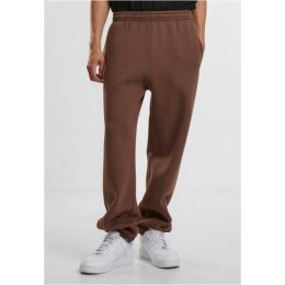 Build Your Brand - Fluffy Sweatpants  (BY286) - chocolate...