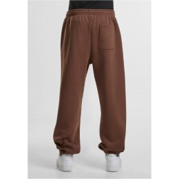 Build Your Brand - Fluffy Sweatpants  (BY286) - chocolate brown  L