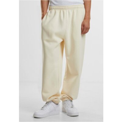 Build Your Brand - Fluffy Sweatpants  (BY286) - white sand