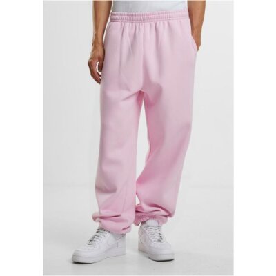 Build Your Brand - Fluffy Sweatpants  (BY286) - soft pink