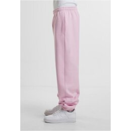 Build Your Brand - Fluffy Sweatpants  (BY286) - soft pink
