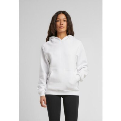 Build Your Brand - Ladies Fluffy Hoody (BY289) - white
