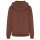 Build Your Brand - Ladies Fluffy Hoody (BY289) - chocolate brown L