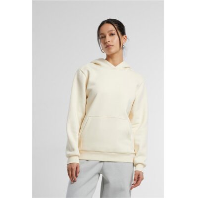 Build Your Brand - Ladies Fluffy Hoody (BY289) - white sand