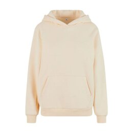 Build Your Brand - Ladies Fluffy Hoody (BY289) - white sand L
