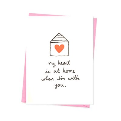 Grußkarte - Ashkahn - My Heart Is At Home - Karte mit Umschlag