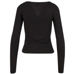 Urban Classics - TB7162 - Ladies Wide Neck Longsleeve - black XL