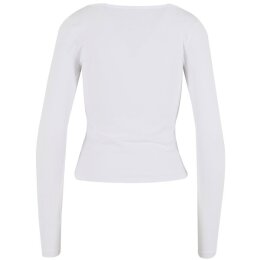 Urban Classics - TB7162 - Ladies Wide Neck Longsleeve - white