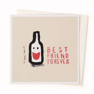 Grußkarte - Ustudio - Best Friends Forever - Karte mit Umschlag