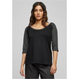 Urban Classics - TB733 - Ladies 3/4 Contrast Raglan Tee -...