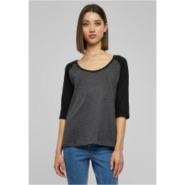 Urban Classics - TB733 - Ladies 3/4 Contrast Raglan Tee -...