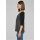 Urban Classics - TB733 - Ladies 3/4 Contrast Raglan Tee - charcoal / black  M