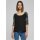 Urban Classics - TB733 - Ladies 3/4 Contrast Raglan Tee - black / darkcamo