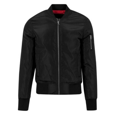 Urban Classics - TB1446 - 2-Tone Bomber Jacket - black / black M