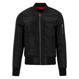 Urban Classics - TB1446 - 2-Tone Bomber Jacket - black / black M