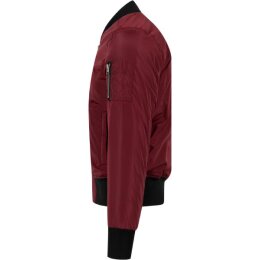 Urban Classics - TB1446 - 2-Tone Bomber Jacket - burgundy / black M