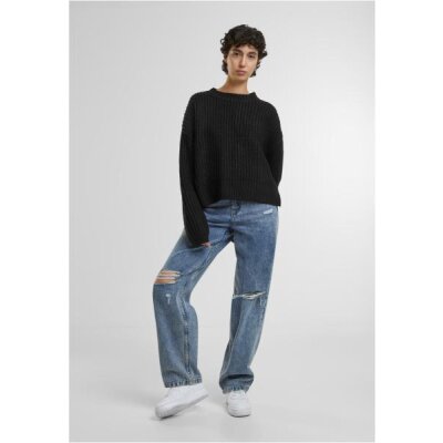 Urban Classics - TB7093 - Ladies Wide Basic Oversized Sweater - black