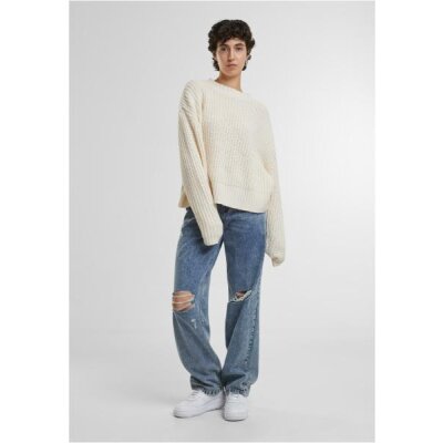 Urban Classics - TB7093 - Ladies Wide Basic Oversized Sweater - whitesand
