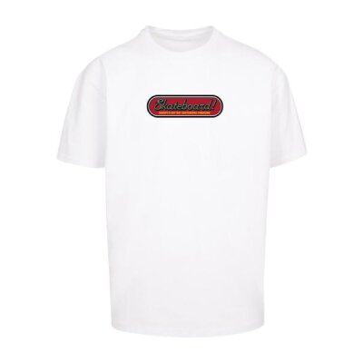 Merchcode - MC1034 - The Skateboard Magazine Cover No 11 Oversize Tee - white