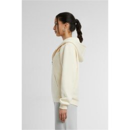 Build Your Brand - Ladies Fluffy  Zip Hoody (BY290) - whitesand