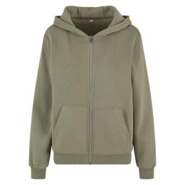 Build Your Brand - Ladies Fluffy  Zip Hoody (BY290) -...