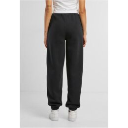 Build Your Brand - Ladies Fluffy Sweatpants (BY291) - black L
