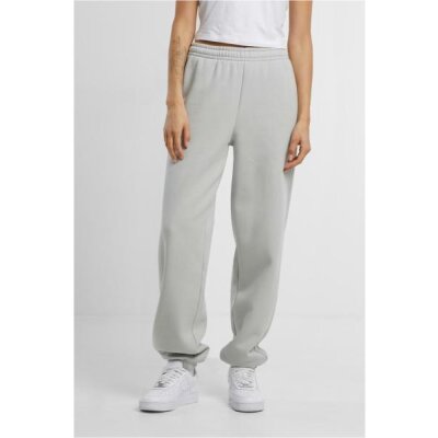 Build Your Brand - Ladies Fluffy Sweatpants (BY291) - light asphalt