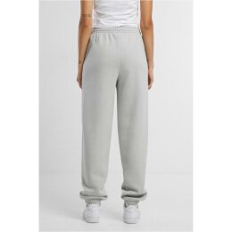 Build Your Brand - Ladies Fluffy Sweatpants (BY291) - light asphalt