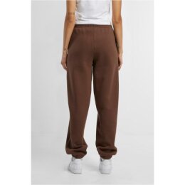 Build Your Brand - Ladies Fluffy Sweatpants (BY291) - chocolate brown