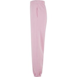 Build Your Brand - Ladies Fluffy Sweatpants (BY291) - soft pink