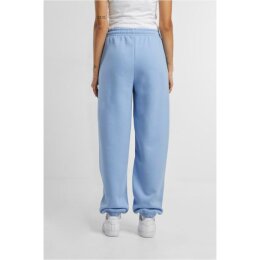 Build Your Brand - Ladies Fluffy Sweatpants (BY291) - powder blue  M