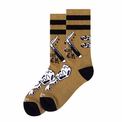 American Socks - Fight Black - Socken - Mid High