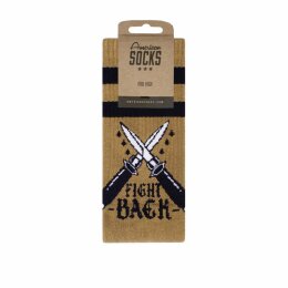 American Socks - Fight Black - Socken - Mid High