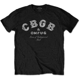 CBGB - Classic Logo - Unisex Shirt - black- T-Shirt M