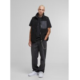 Urban Classics - TB6723- Sherpa Vest - black XL