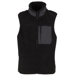 Urban Classics - TB6723- Sherpa Vest - black XL