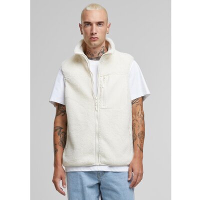 Urban Classics - TB6723 - Sherpa Vest - whitesand