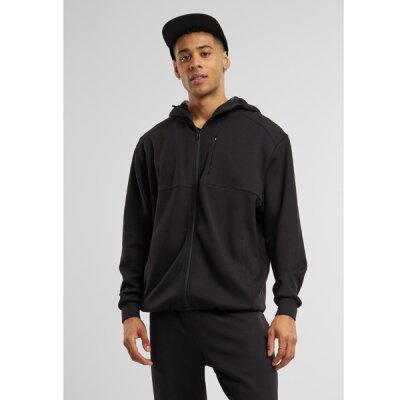 Urban Classics - TB6741- Scuba Zip Pocket Hoody - black